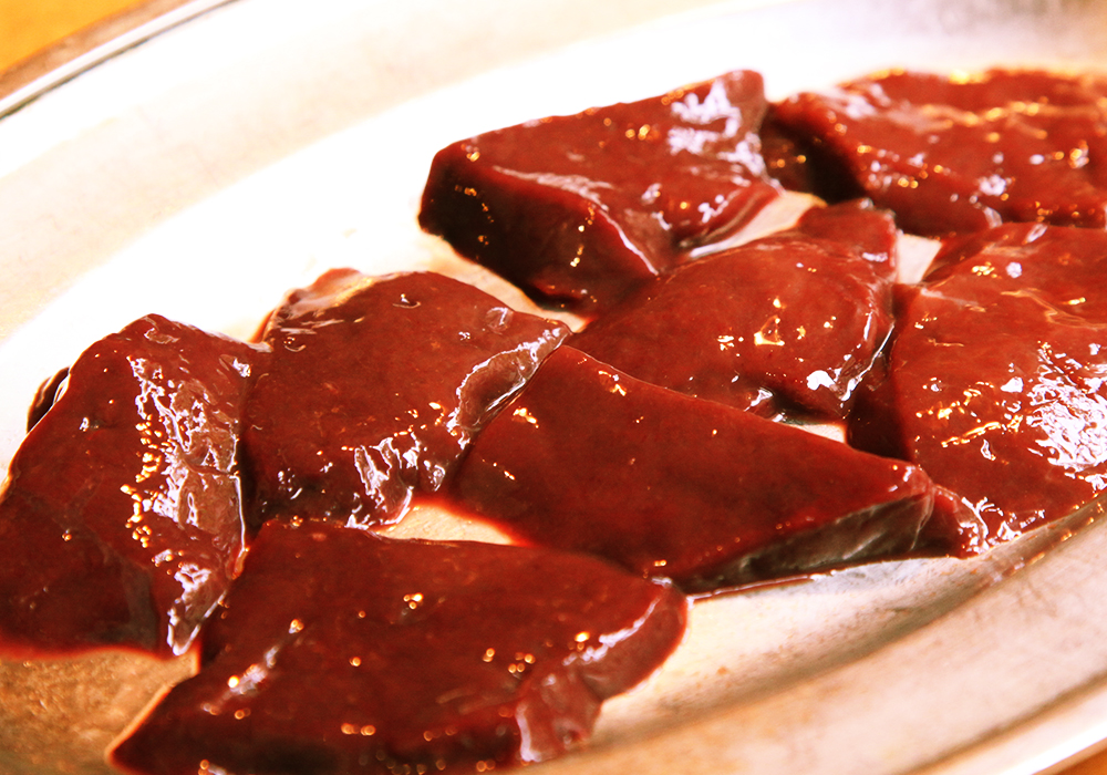 大人気!新鮮・加熱用レバー(Beef Liver)